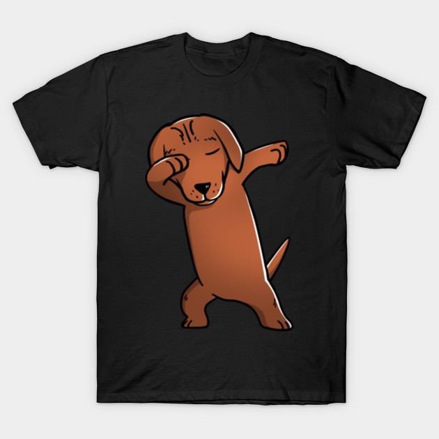 Fawn Dachshund Dabbing